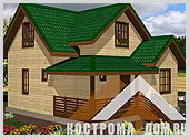 Проекты домов из бруса
