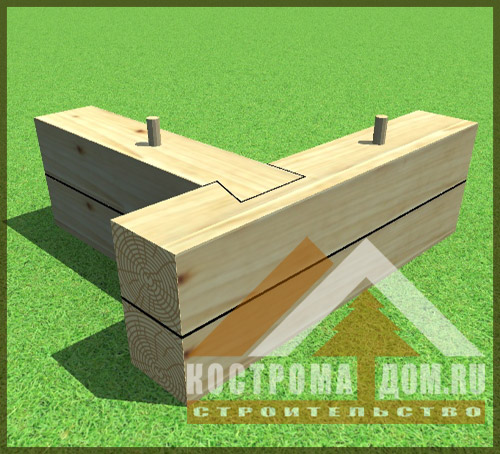 Стыковка капитальной стены